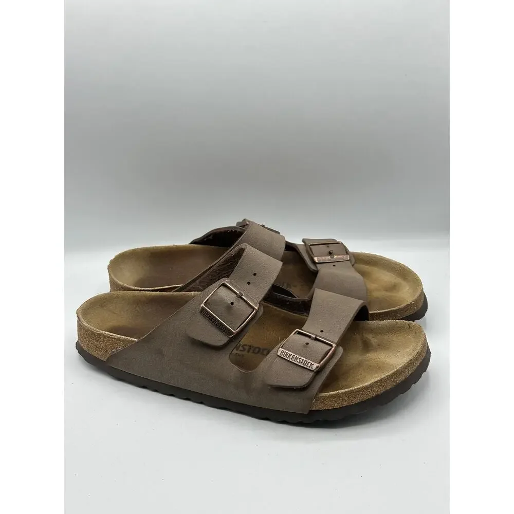 BIRKENSTOCK Birkibuc Arizona Sandals Mocha Brown Sz 42 W11 M9